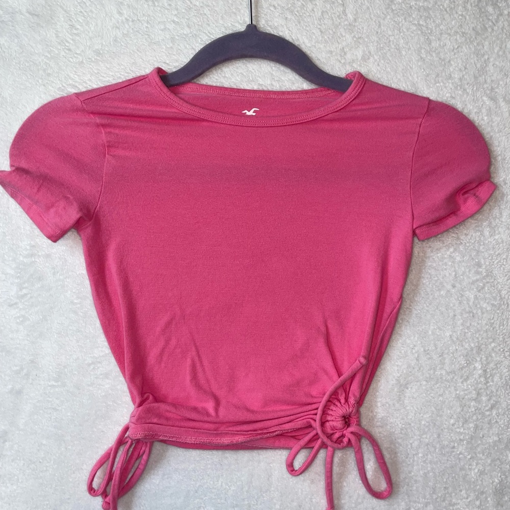 XXS Pink Hollister Baby Tee (Must-Have Collection)